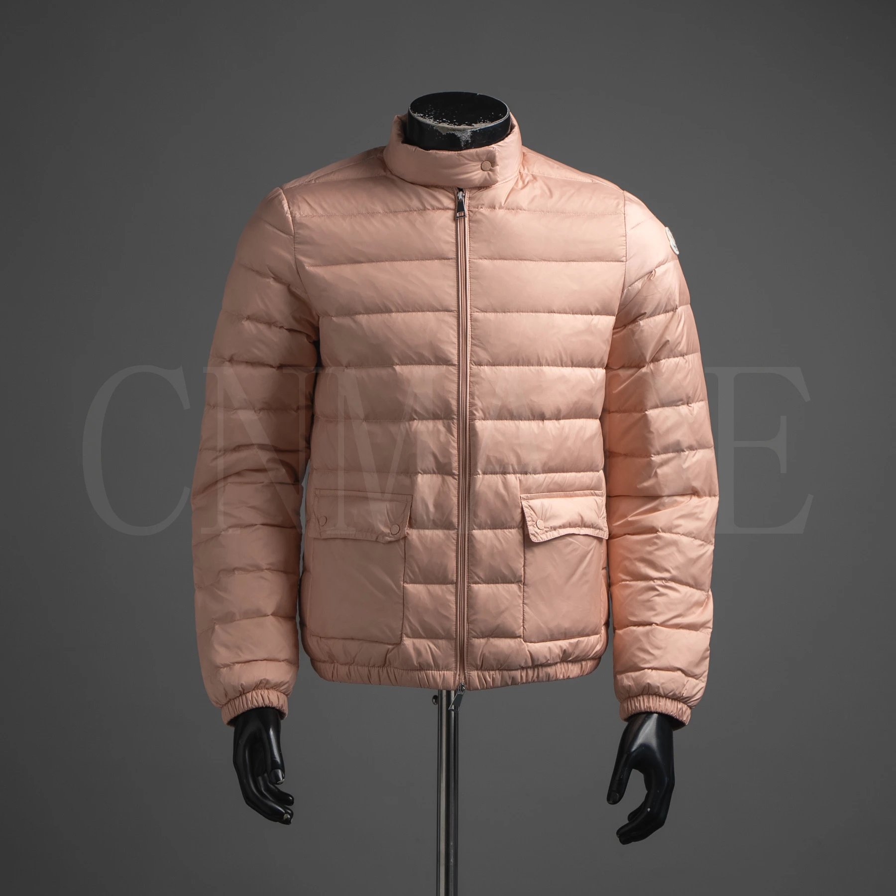 MCM0ncler Lans系列立领排骨双口袋羽绒服