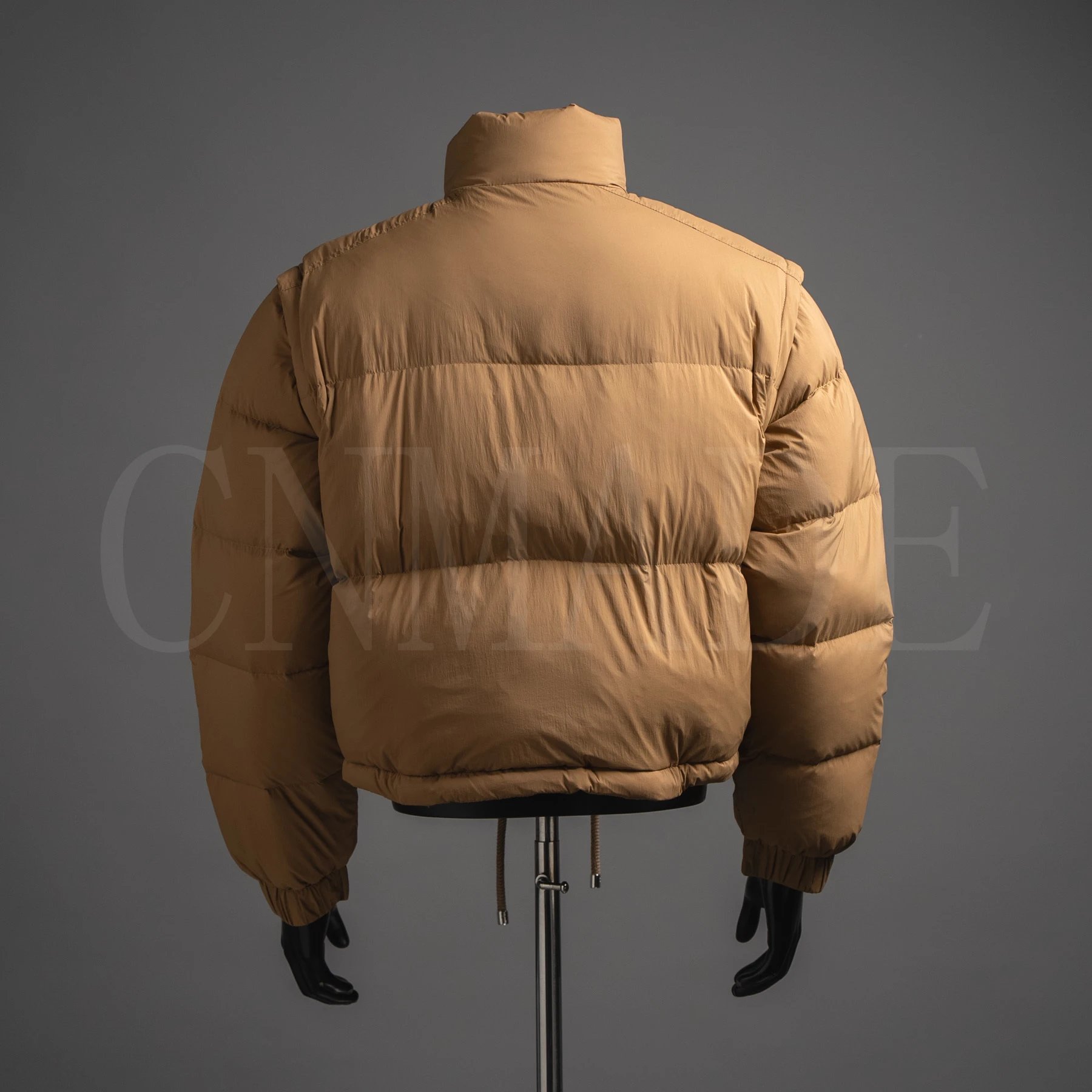 MC- M0ncler---Selle袖子可拆卸短款羽绒服 4