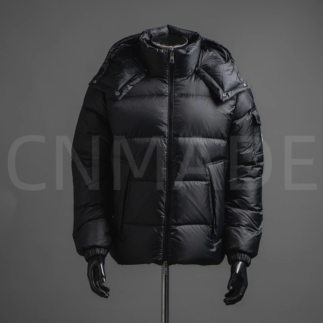 ma ya 二代纯色羽绒服-黑色