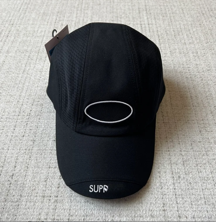black baseball cap