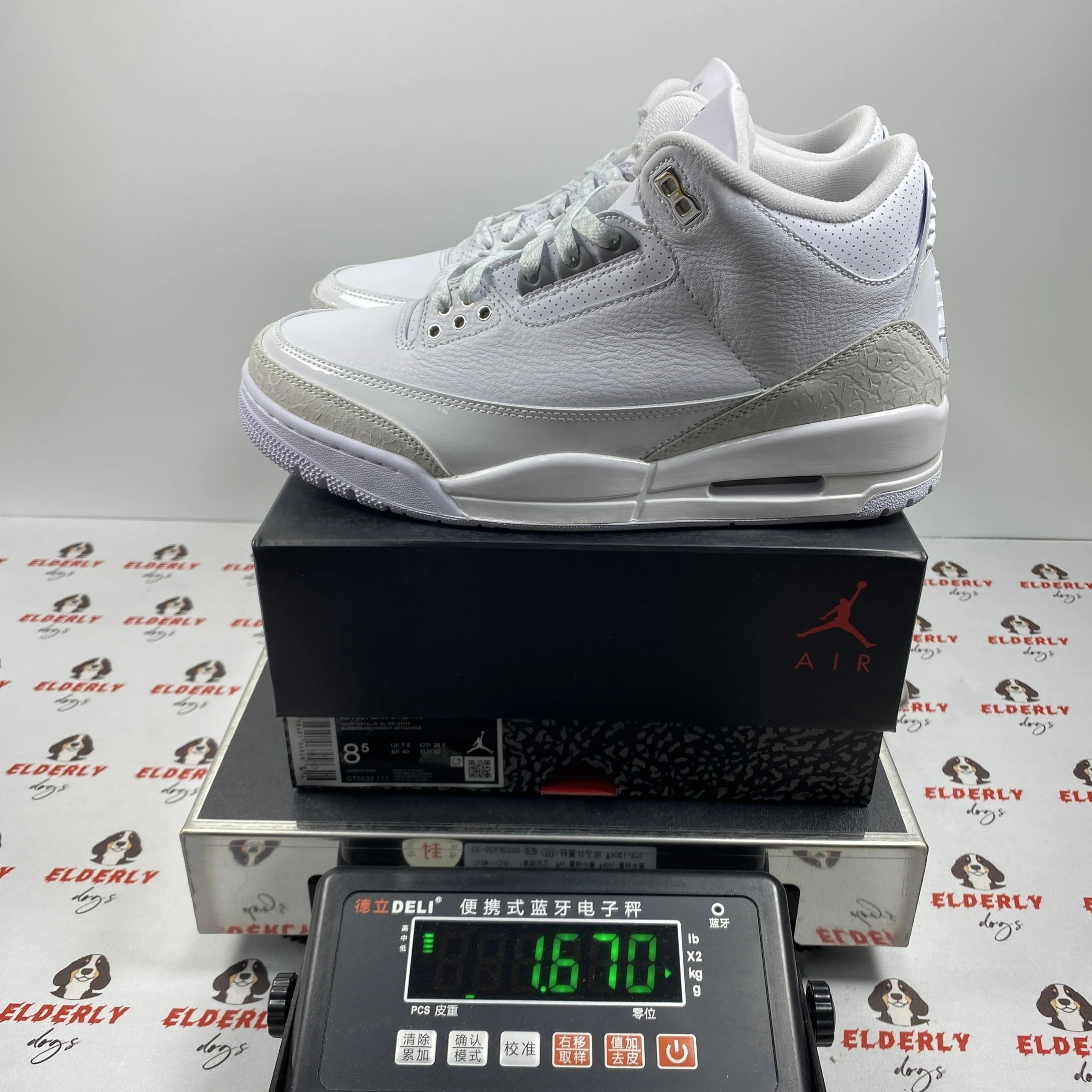 Silver white CT8532-111