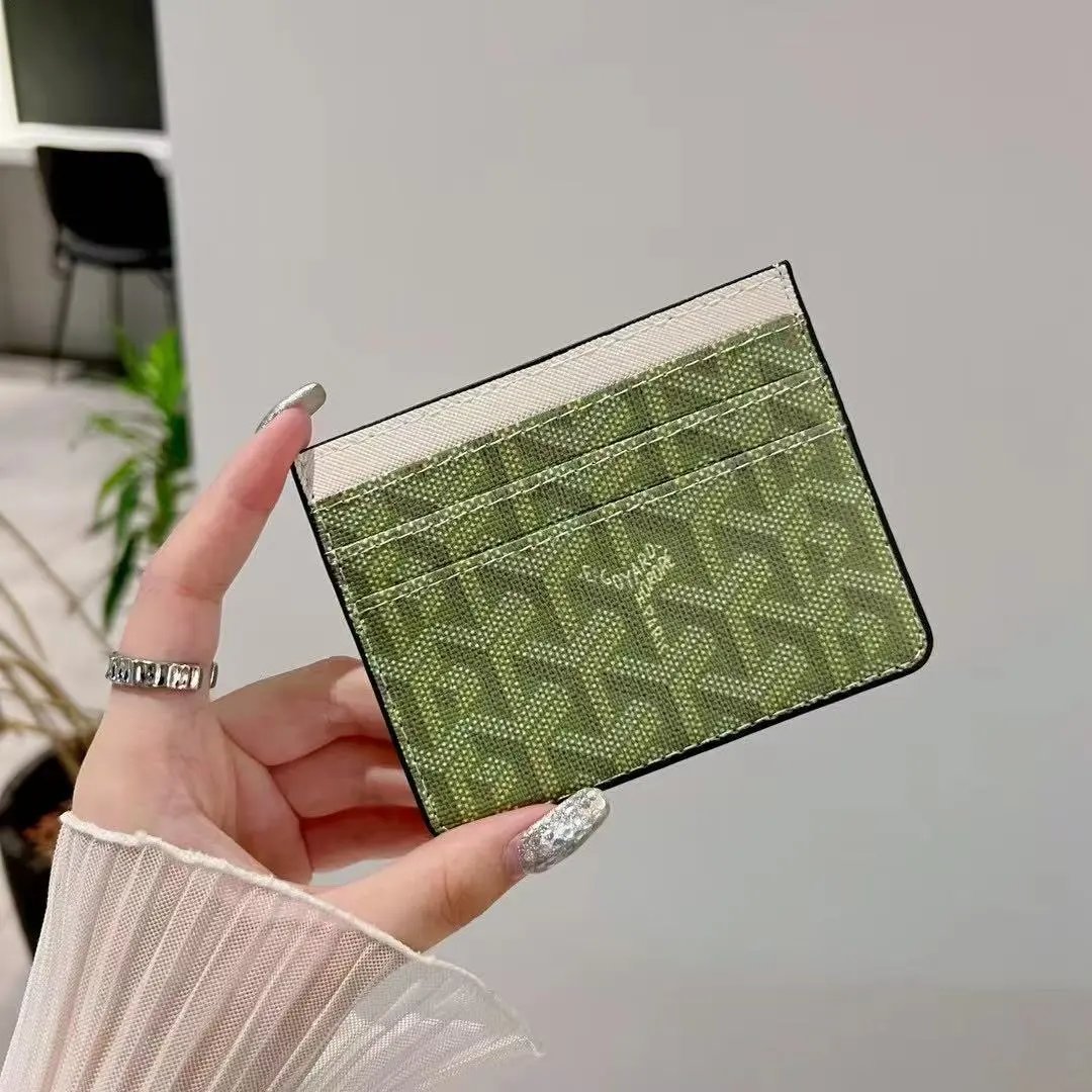 GY-7-Slot Card Holder-Green