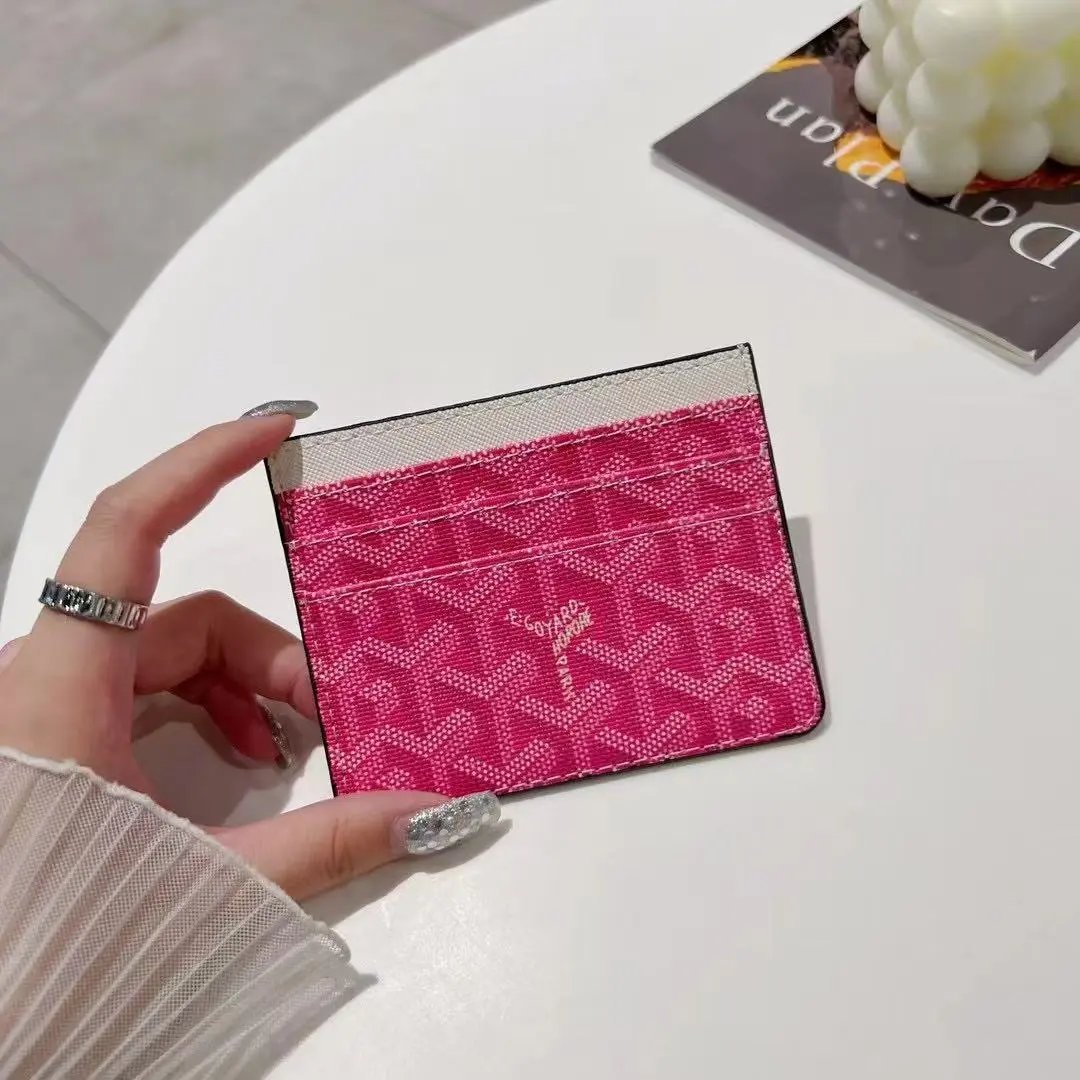 GY-7-Slot Card Holder-Rose Red