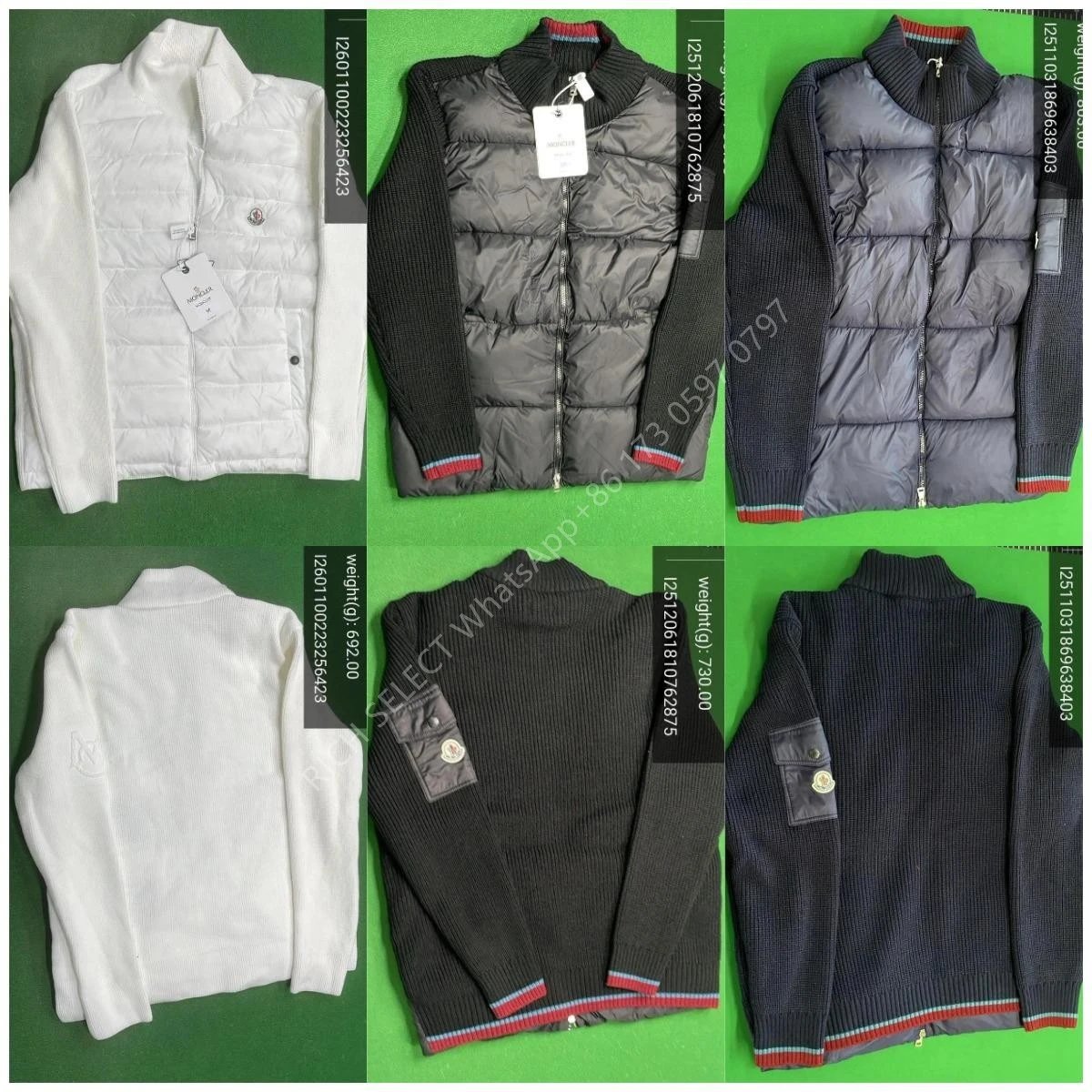 Moncler Jackets Hooded quilted down-knit hybrid jacket image 4