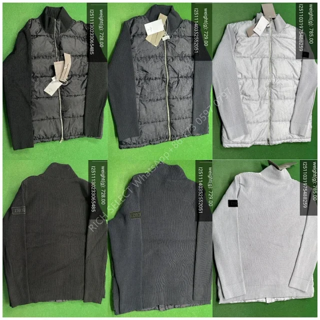 Moncler Jackets Hooded quilted down-knit hybrid jacket product detail image 7