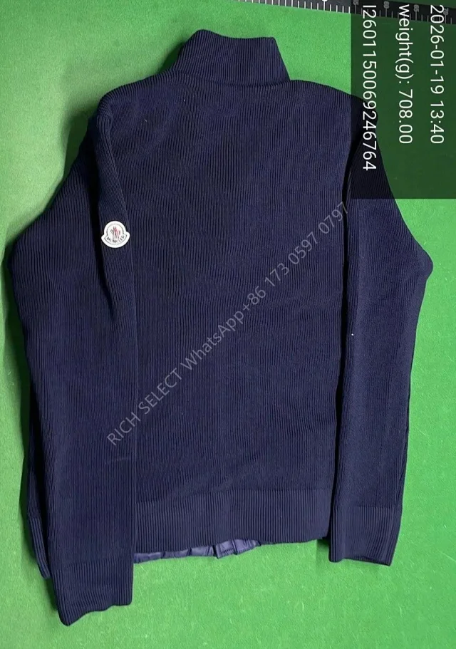 Moncler Jackets Hooded quilted down-knit hybrid jacket product detail image 19
