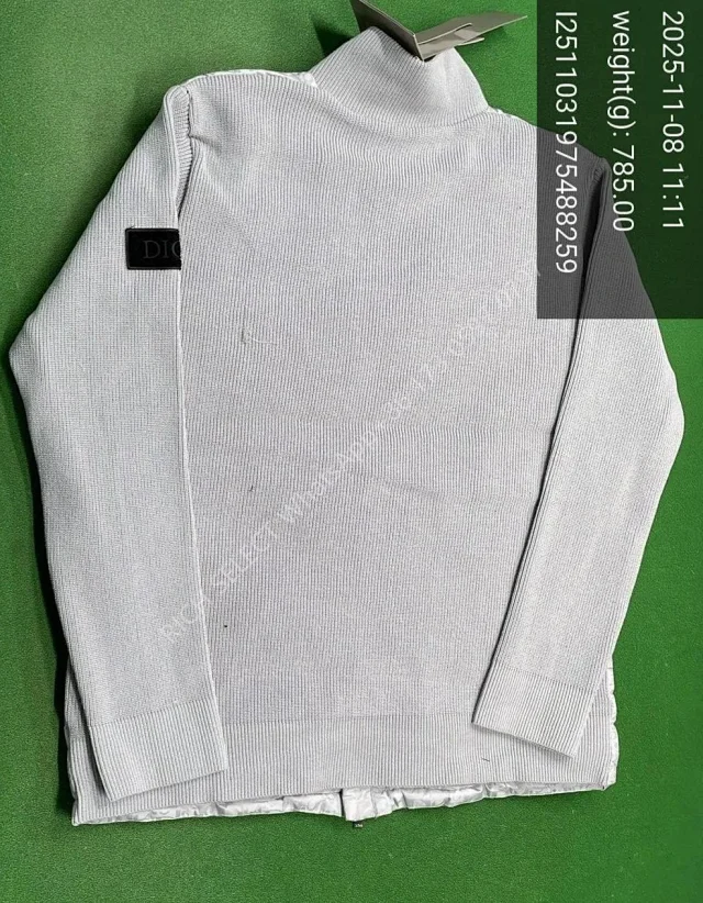 Moncler Jackets Hooded quilted down-knit hybrid jacket product detail image 33