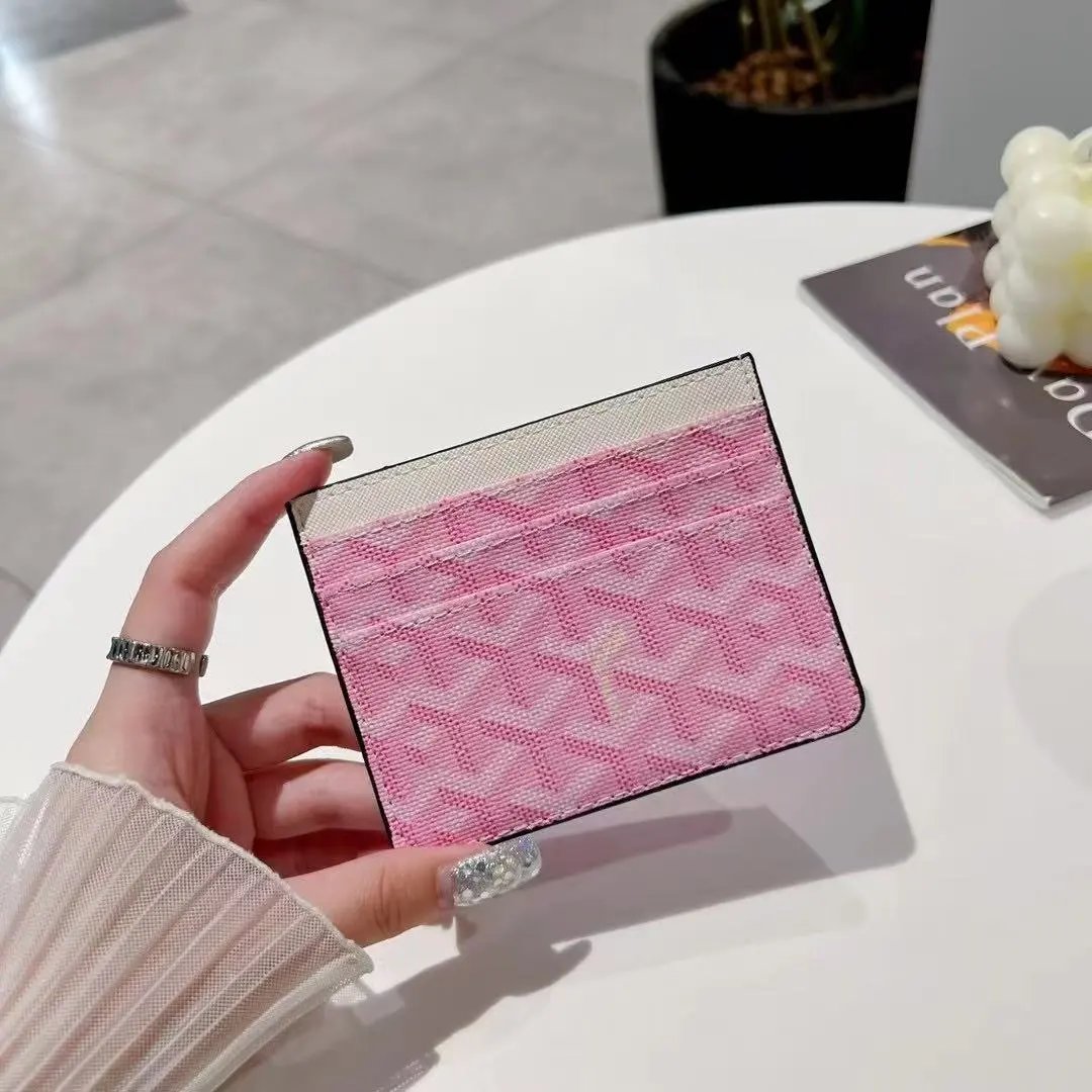 GY-7-Slot Card Holder-Pink