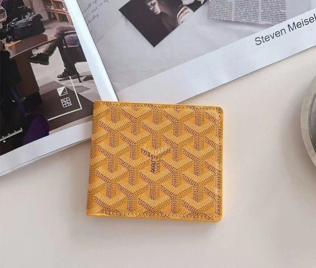 GY-Bifold Wallet-Yellow