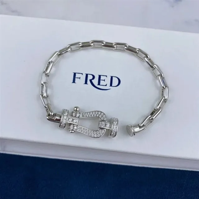 FRED Jewelry Force 10 braided cord buckle bracelet product detail image 2