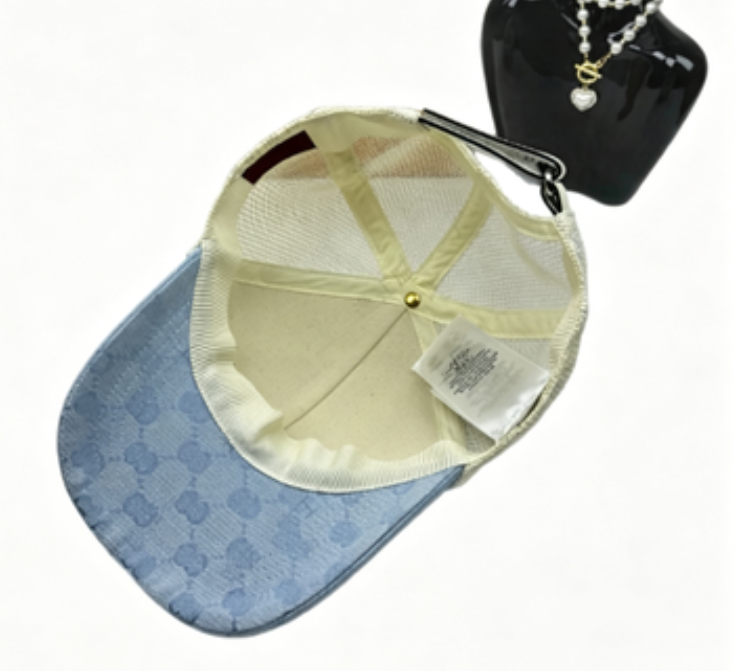 Gucci Hats GG monogram mesh baseball cap image 3