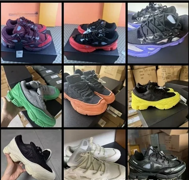 Raf Simons Sneakers Chunky color-block with translucent side panels product detail image 2