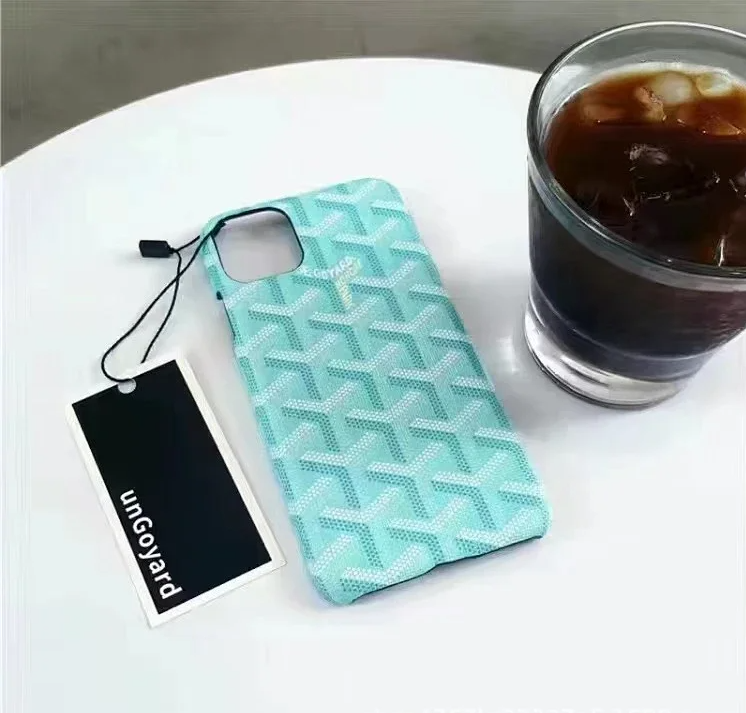 Goyard Phone Cases Chevron Monogram Case — Geya lake blue