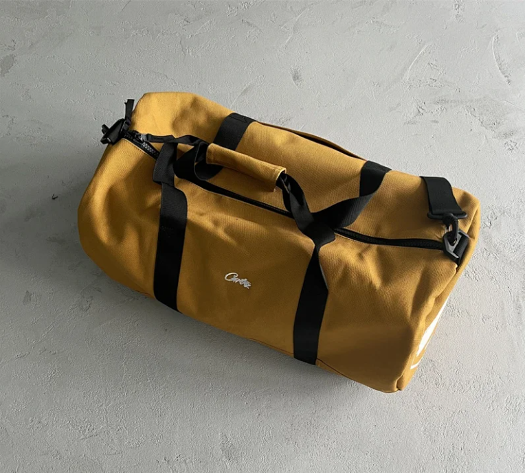 Corteiz Travel Bags Alcatraz Duffle — Yellow Bucket Bag