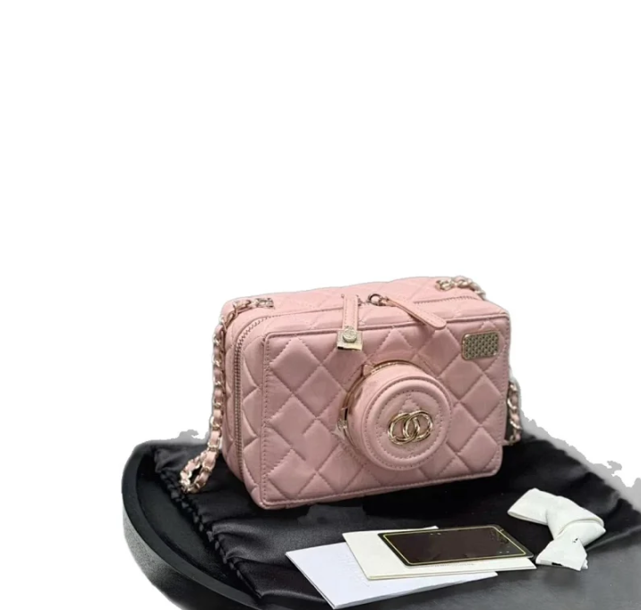 Chanel Crossbody Bags Quilted camera-style mini chain bag image 5