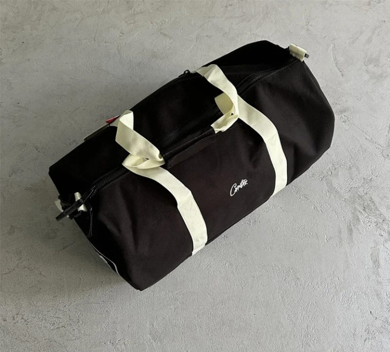 Corteiz Travel Bags Alcatraz Duffle — Black HMP Bucket bag