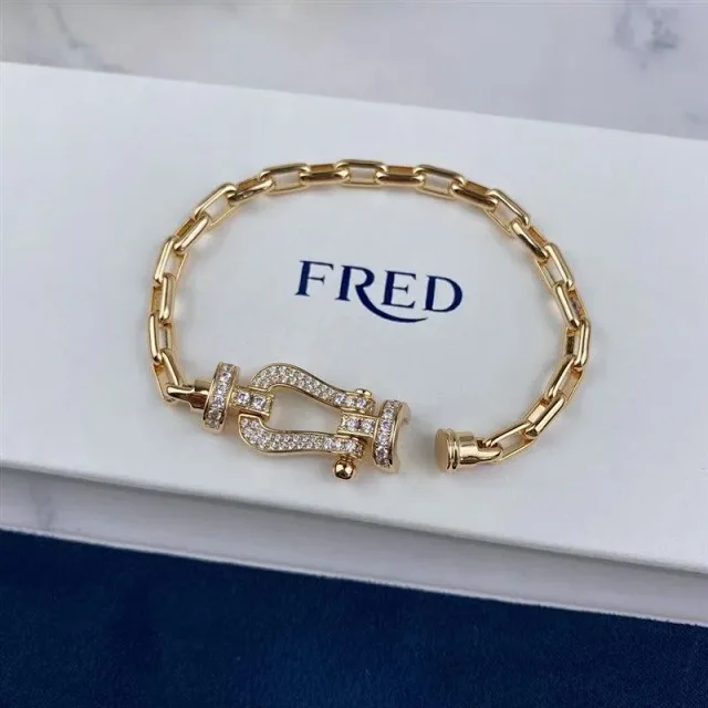 FRED Jewelry Force 10 braided cord buckle bracelet product detail image 4