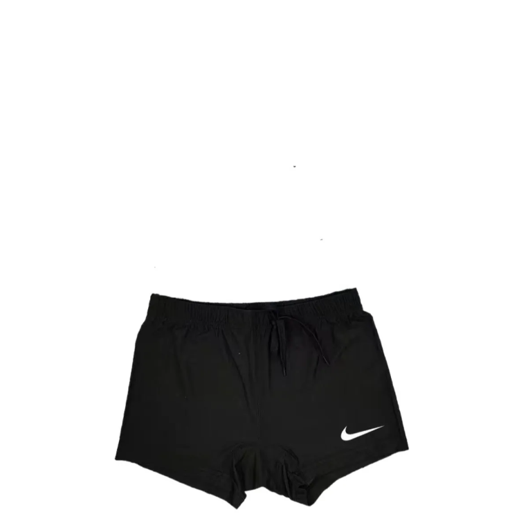 Nike Shorts Elastic-Waist Athletic — Black NK Leggings-Women