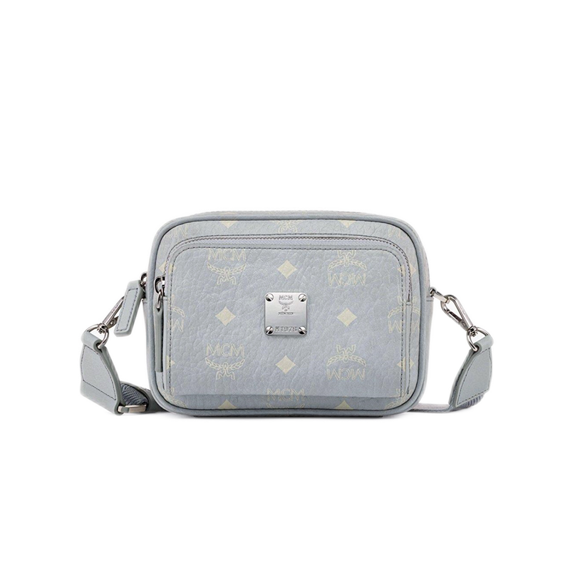 YYCYY Crossbody Bags Monogram Double-Zip Bag — fog gray