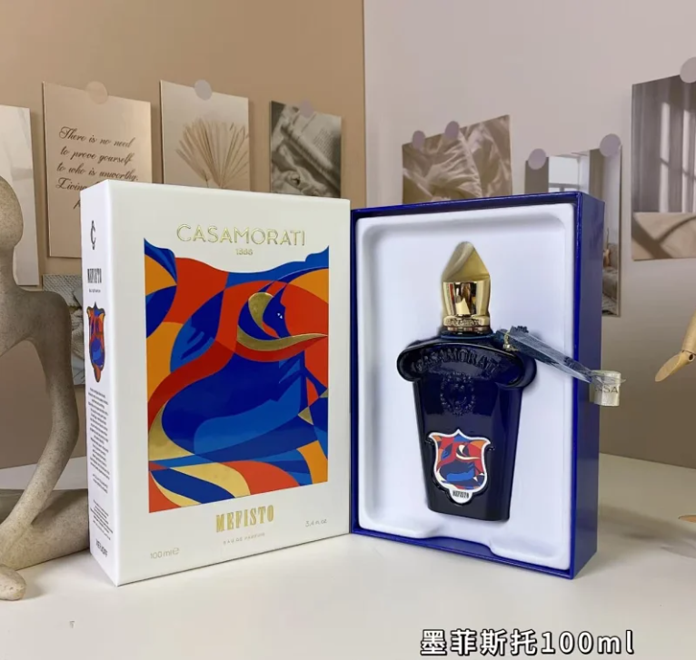 Casamorati Multiple perfume variants: Lira, Fiero, Dolce Amalfi, and Gran Ballo — Mephisto