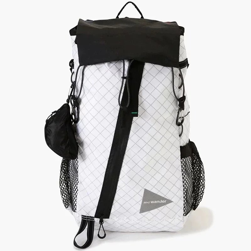 and wander Backpacks Roll-Top Ripstop Backpack — white