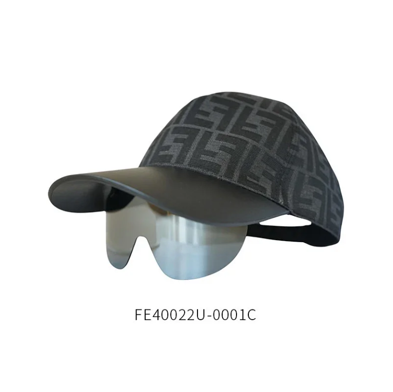 Fendi Hats FE40022U baseball cap with integrated visor sunglasses image 2