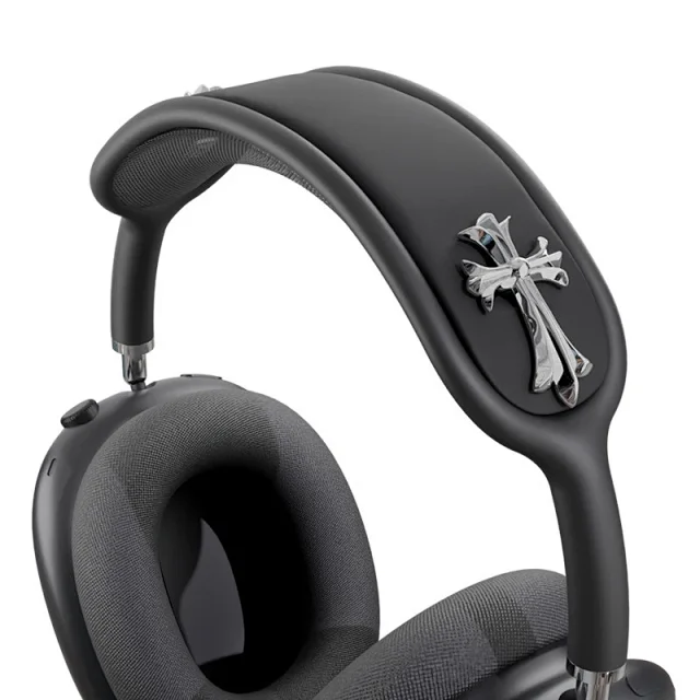 Apple Headphones AirPods Max Headband Protective Cover with Cross Decoration product detail image 5