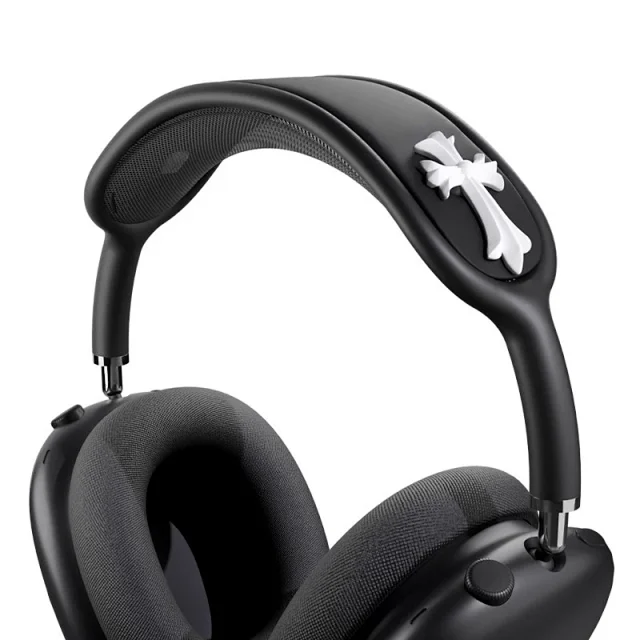 Apple Headphones AirPods Max Headband Protective Cover with Cross Decoration product detail image 1