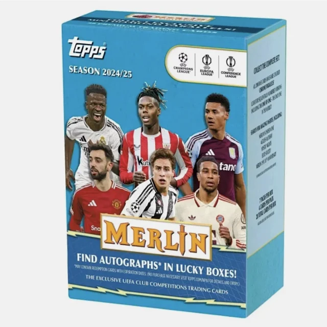 Topps Uncategorized 2024/25 Merlin UEFA Club Competitions Trading Card Box product detail image 4