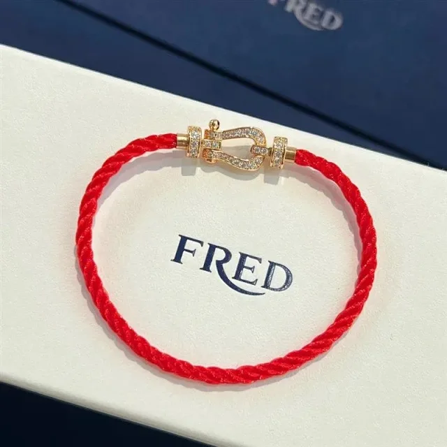 FRED Jewelry Force 10 braided cord buckle bracelet product detail image 3