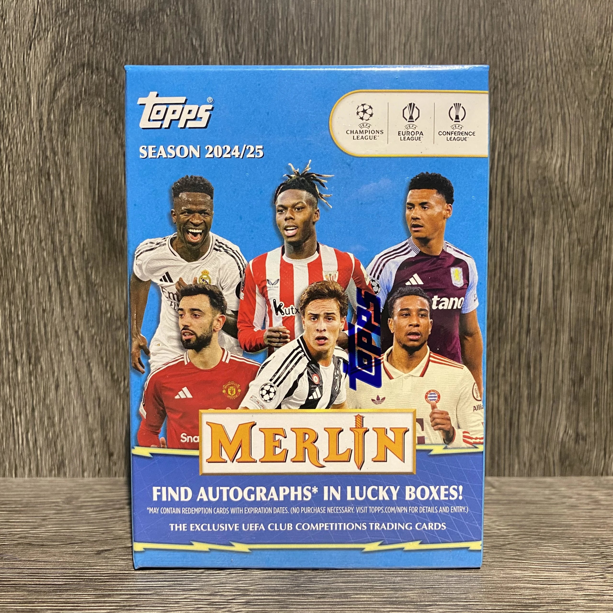 Topps Uncategorized 2024/25 Merlin UEFA Club Competitions Trading Card Box product image