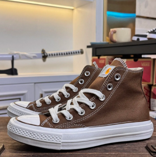 Carhartt WIP Sneakers Chuck 70 Canvas — brown high top