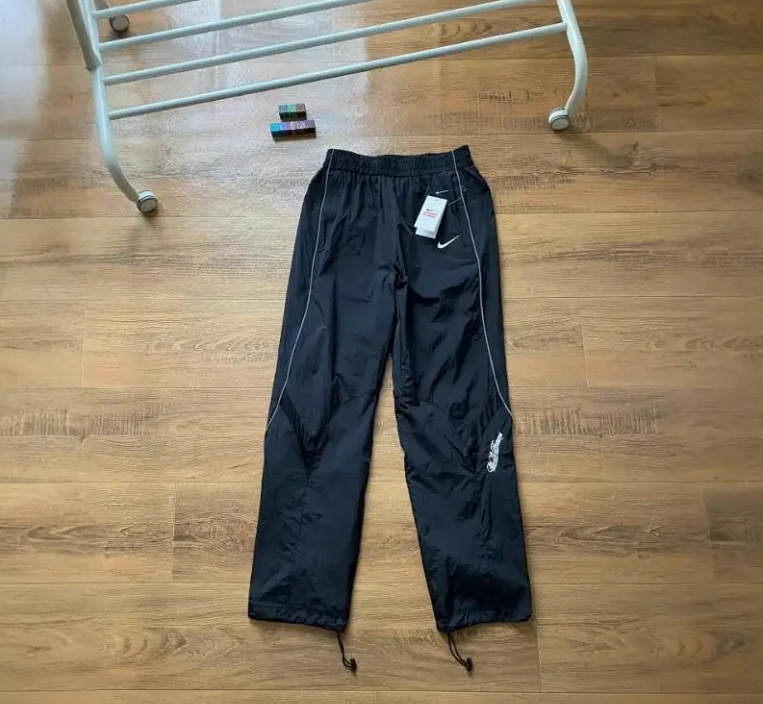 Nike Trousers Straight-Leg Track Pants with Contrast Panels image 3