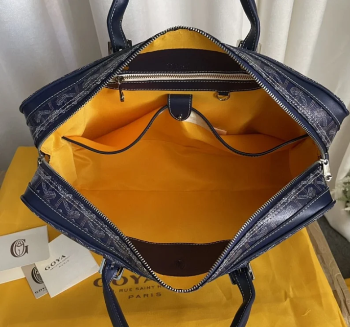 Goyard Uncategorized Coated Canvas Briefcase with Shoulder Strap image 4