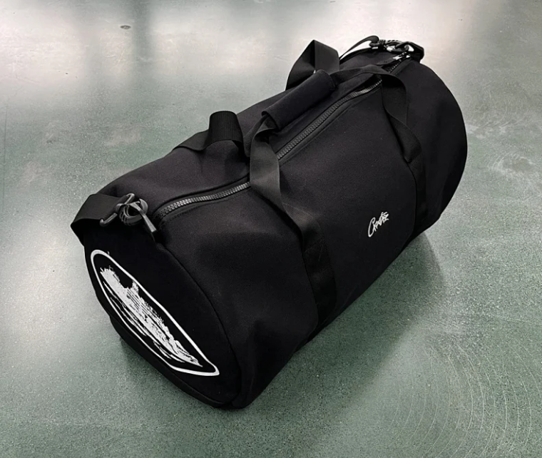 Corteiz Travel Bags Alcatraz Duffle — Black Bucket Bag