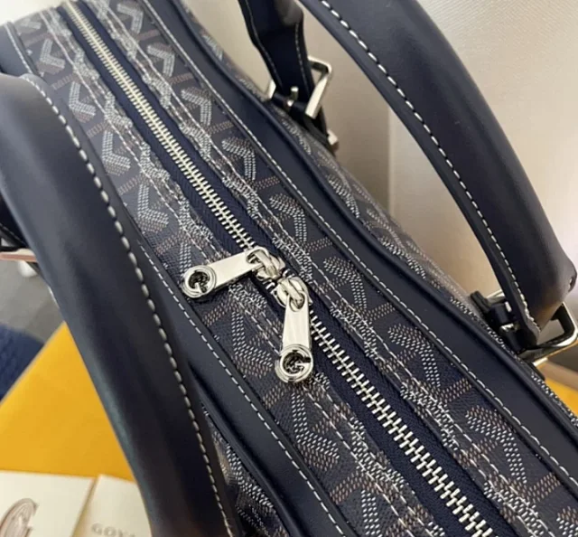 Goyard Uncategorized Coated Canvas Briefcase with Shoulder Strap product detail image 3