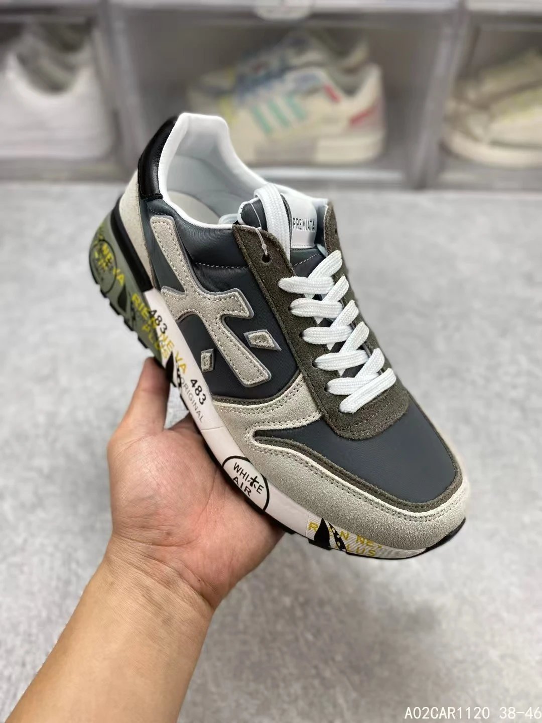 Premiata Sneakers Mick low-top graphic-sole image 3