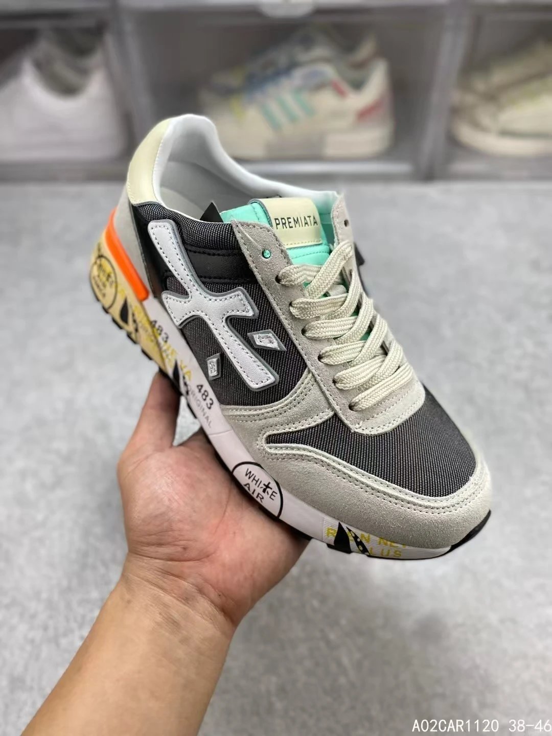 Premiata Sneakers Mick low-top graphic-sole image 4