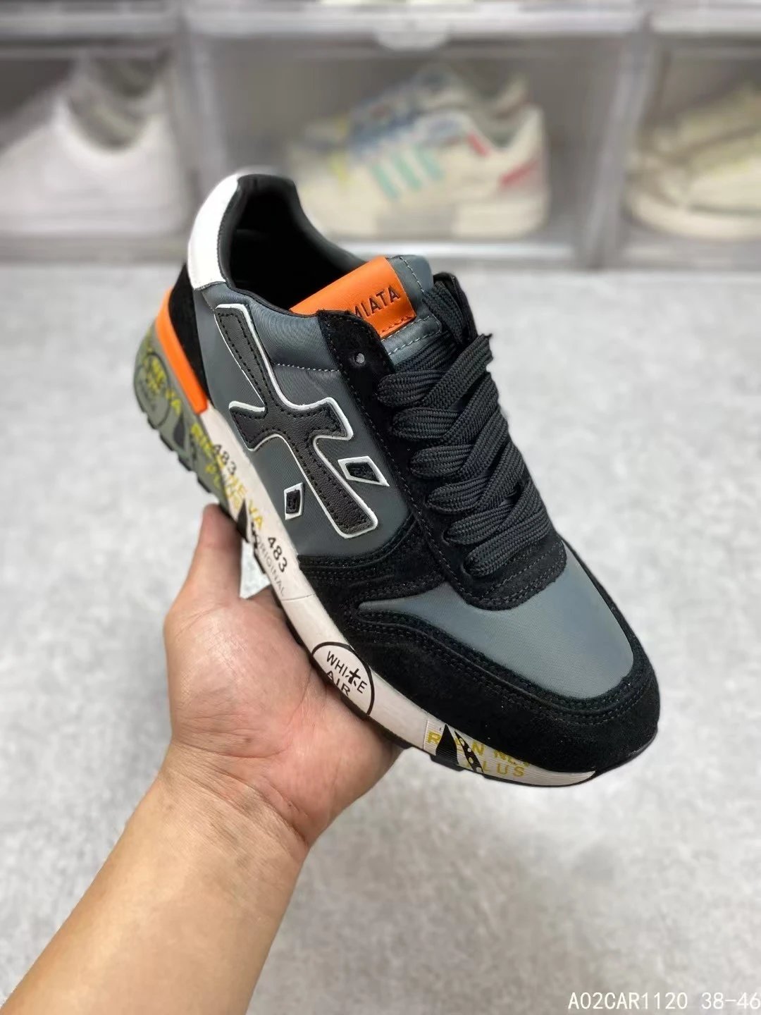 Premiata Sneakers Mick low-top graphic-sole image 2
