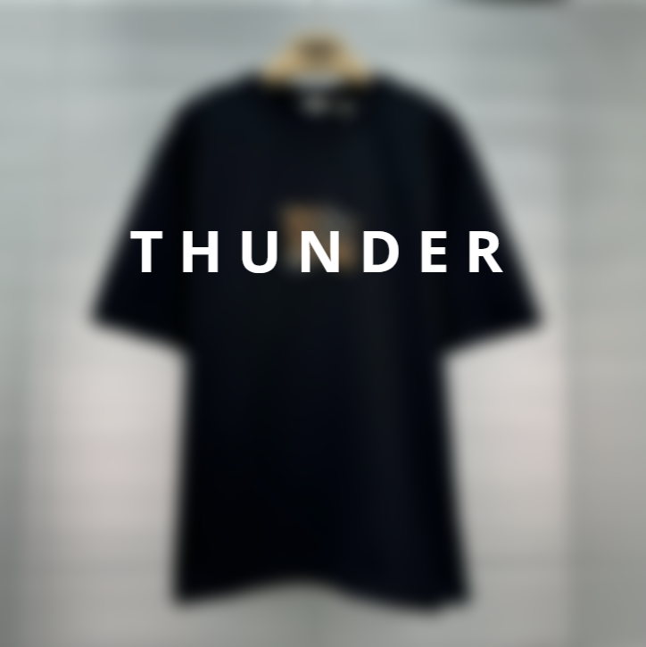 Front mounted warhorse embroidered round neck T-shirt