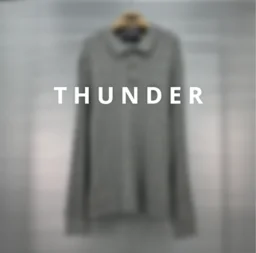 thumbnail for Lapel cable long-sleeved knitwear