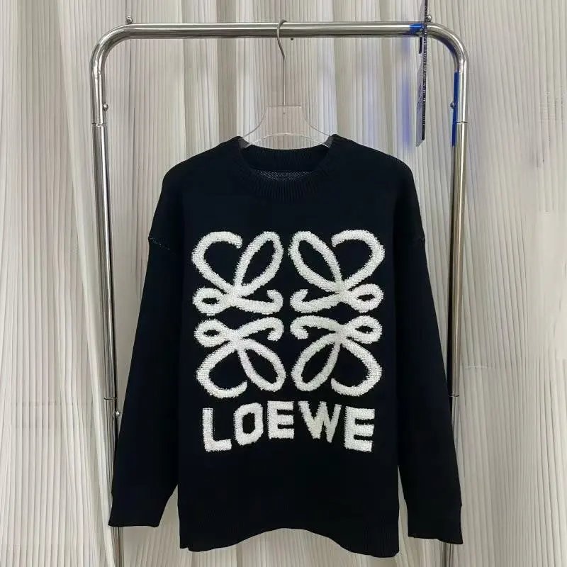 Loewe Jeans Wide-Leg Anagram Embroidered image 10