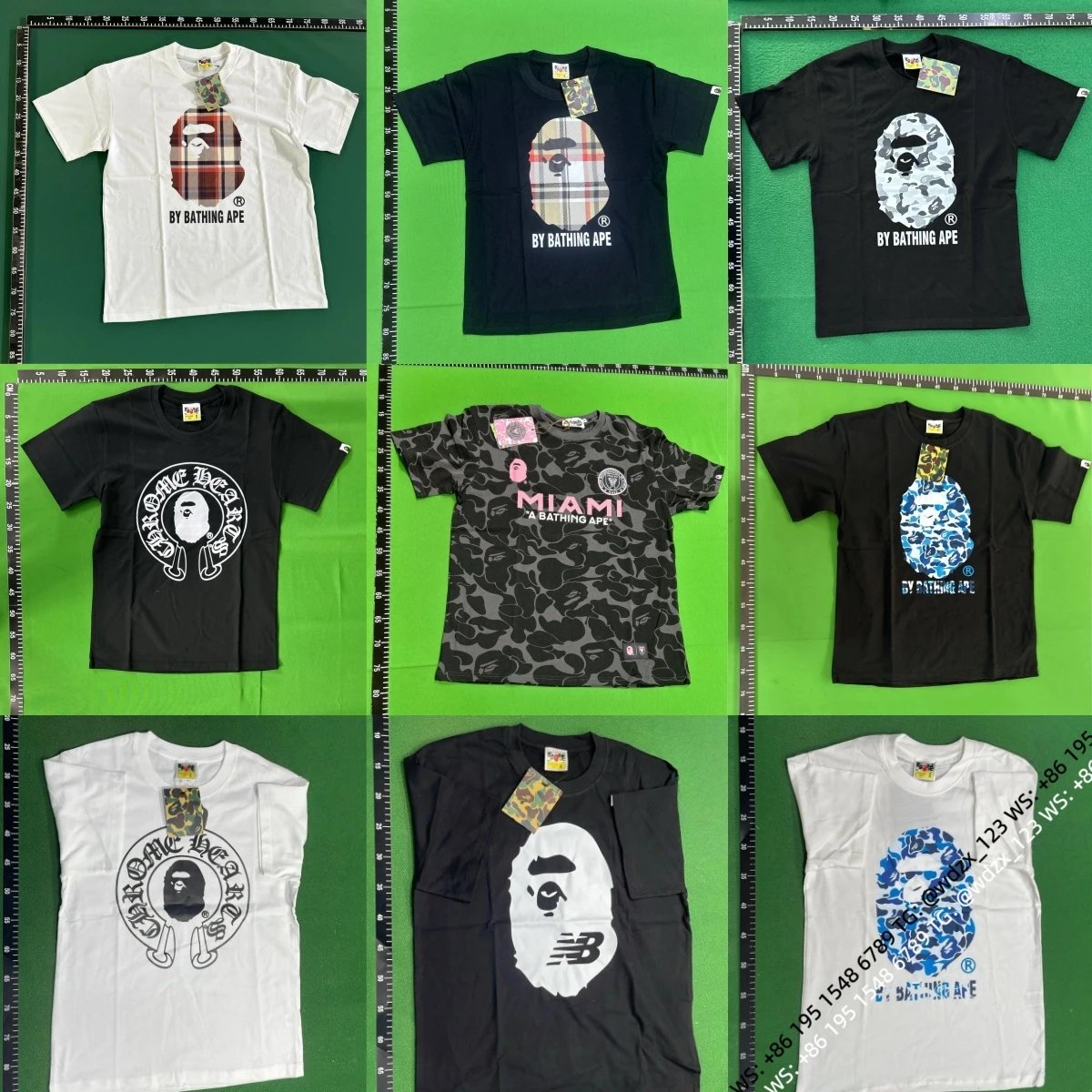 JJ06-B@@PE T-Shirt - Visit Our Store, 200+ Items Available, WhatsApp +86 195 1548 6789