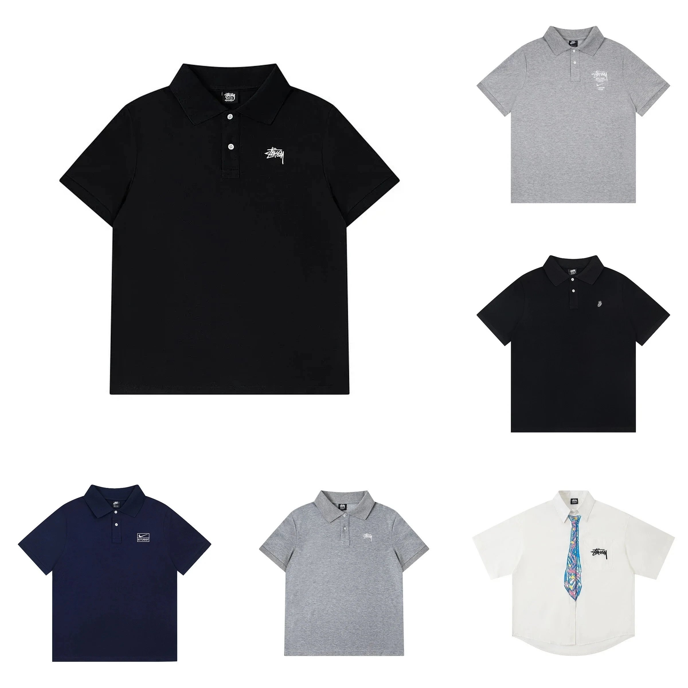 Stussy Polo T-Shirt | 16 colorways
