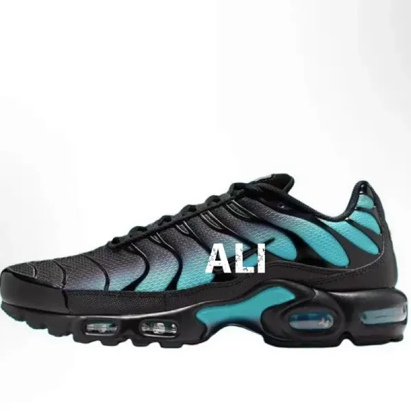 Nike Air Max Plus Black Turquoise Gradient Sneakers Chunky Sneakers - 1