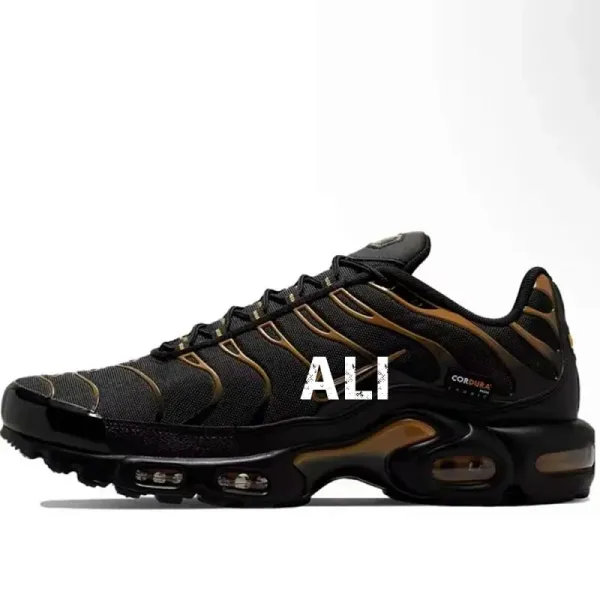 Nike Air Max Plus Black Gold Cordura Sneakers - 1