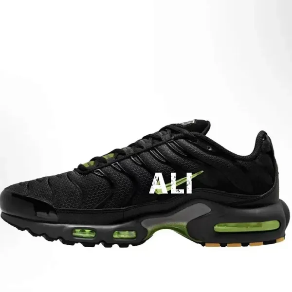 Nike Air Max Plus Black Volt Green Sneakers - 1
