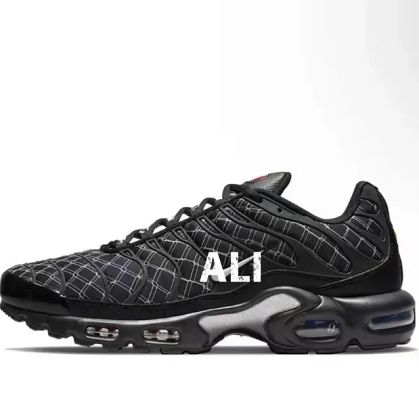 Nike Air Max Plus Black Grid Sneakers - 1