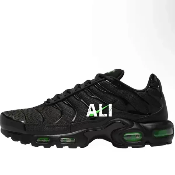 Nike Air Max Plus Black Volt Green Sneakers Running Shoes - 1