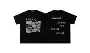 Design Graphic Print Black T-Shirt - 1
